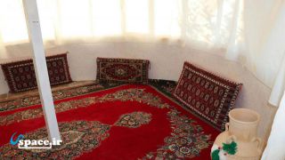 نمای داخل چادر اقامتگاه بوم گردی و مجتمع گردشگری هفت برم-شیراز - خان زنیان - هفت برم